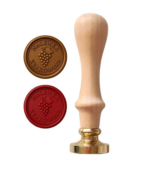 stemple Stempel do butelek z Twoim logo Pieczęć lakowa