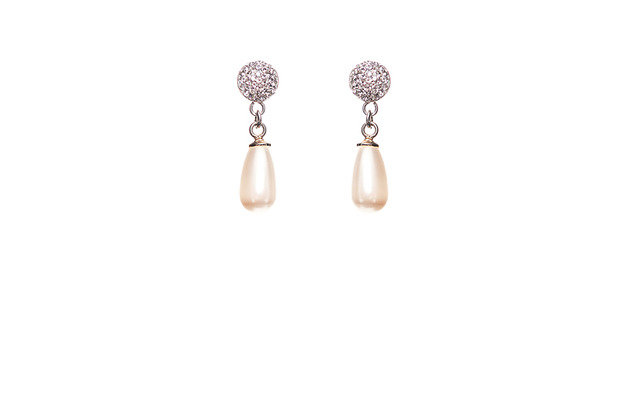Srebrne kolczyki z kryształami marki Swarovski Alessandra unique