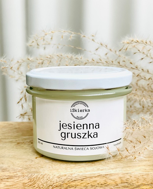świece zapachowe JESIENNA GRUSZKA świeca sojowa 235 ml