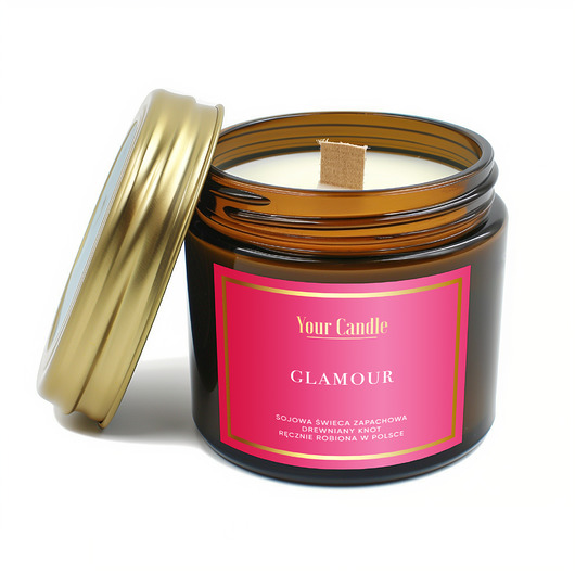 świece zapachowe Świeca zapachowa sojowa Glamour 120ml- Your Candle