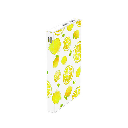 akcesoria różne Powerbank Pattern –Lemon