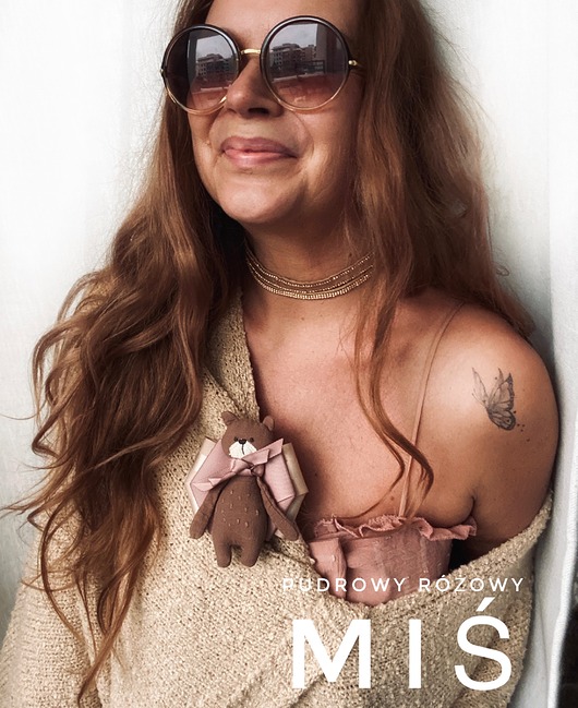 broszki Artystyczna Brosza z niesamowitym Misiem! Pop Art  MIŚ