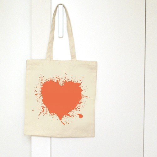 Torba Heart Splash ONE MUG A DAY