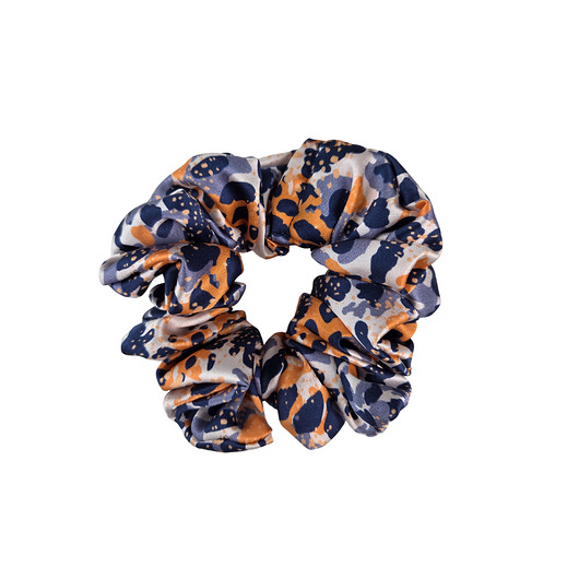 gumki do włosów Gumka jedwabna, scrunchie, frotka cętki w chaosie MAXI