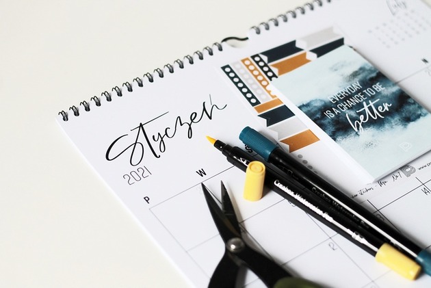 kalendarze i plannery Kalendarz ścienny 2021 WYPRZEDAŻ