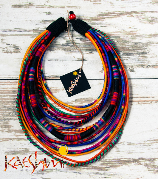 Crazy MEXICANA  - naszyjnik MAASAI (folk, boho) Kaeshmi