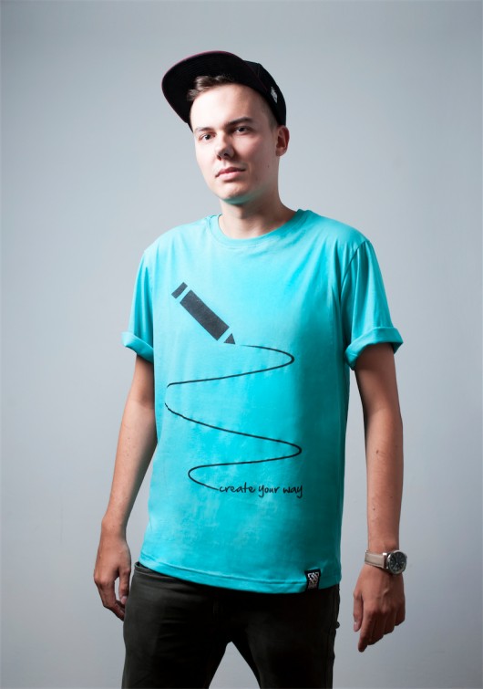 Męski T-shirt Create Your Way Hi everybody