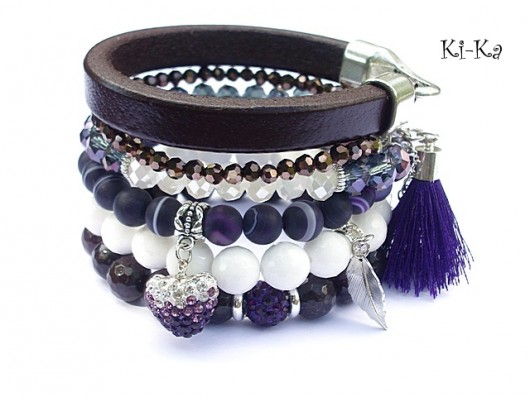 Brown and violet  /07-2014/ - set KiKa pracownia
