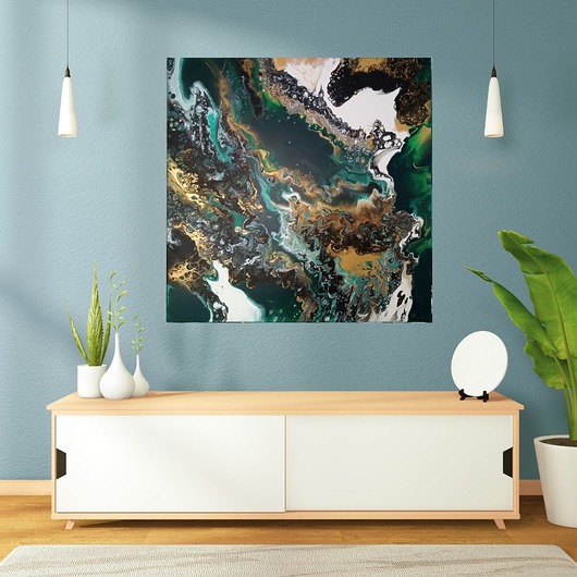 obrazy DUCH LASU. SIŁA DRZEW. 80x80cm Akryl na płótnie Duży obraz do salonu