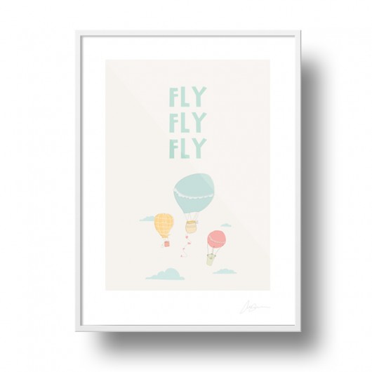 Plakat FLY FLY FLY Wiewiórka i Spółka