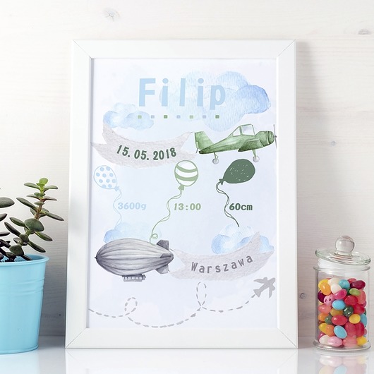 PLAKAT METRYCZKA P144 Yoko Design
