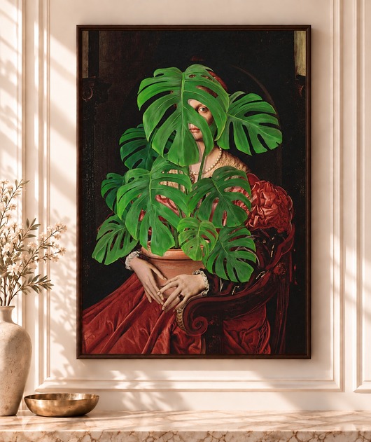 plakaty Plakat kolaż Plant Lady FineArt giclee