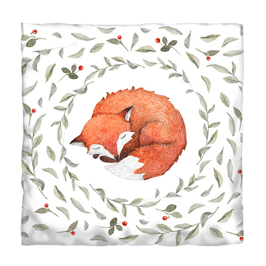 poduszki z grafiką Leśna poduszka. I love forest. lis