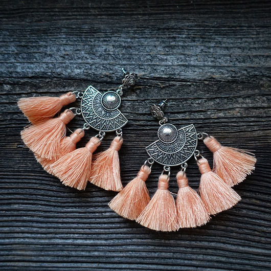 Boho Love -kolczyki z chwostami Mró Soutache