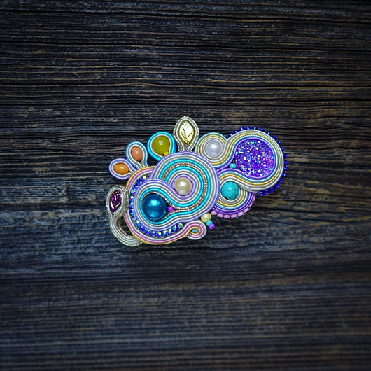 Secret Garden- spinka soutache Mró Soutache