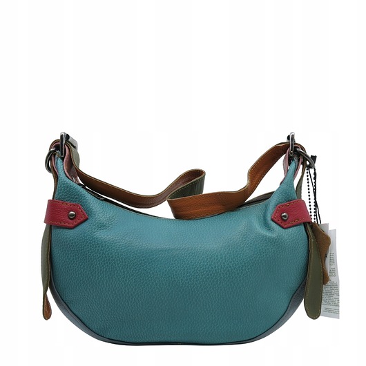 torby na ramię Torebka damska skórzana na ramię modna regulowany pasek zero waste OLIVKA