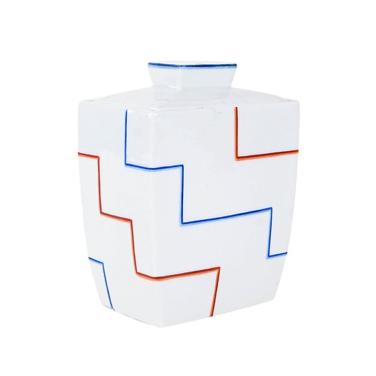 wazony Wazon ceramiczny, modernistyczny design, lata 70, produkcja: Włochy