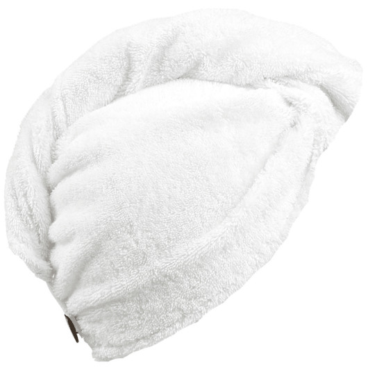 dodatki - łazienka - różne Turban dla dorosłych Premium Care bawełniany Biały
