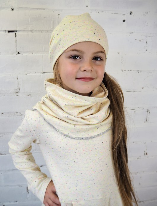 KOMPLET czapka & komin WANILIA Cudi KiDS