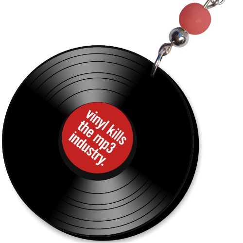 Kolczyki Płyty Winylowe Vinyl kills mp3 Modny Design