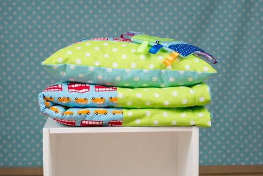 Lekki kocyk i podusia Bawełna Polarek GRATIS LalaShop