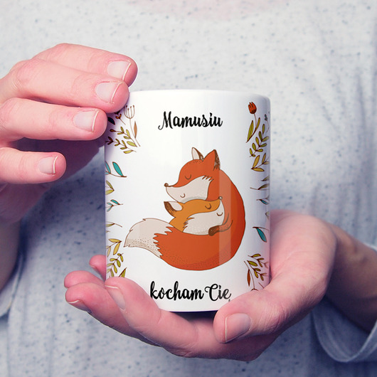 Mamusiu kocham Cię Kubek ONE MUG A DAY