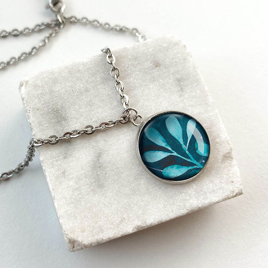 wisiory Turquoise Herbs naszyjnik dla dziewczynki