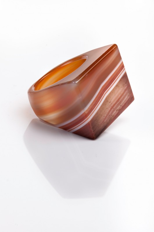 Brazi InspiRING Flat Ceglasty Brazi Druse Jewelry