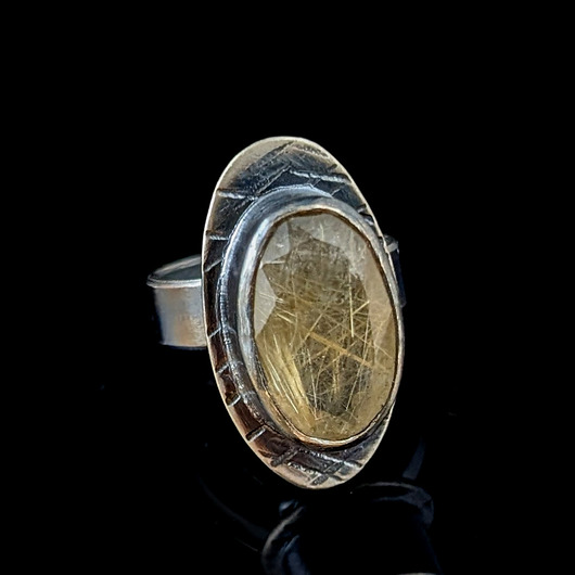 pierścionki srebrne Pierścionek aztec quartz
