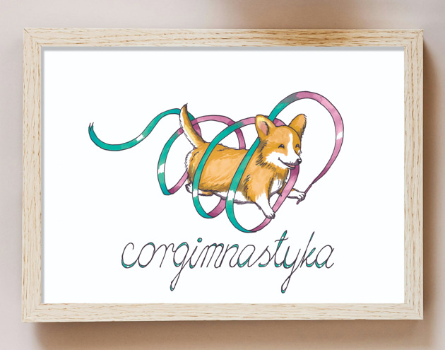 plakaty Plakat Corgimnastyka