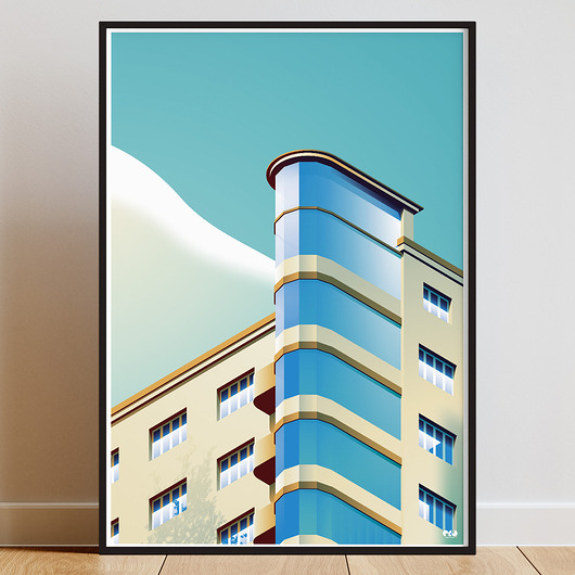 plakaty Plakat Moderna Katowice - Vanilla Blue