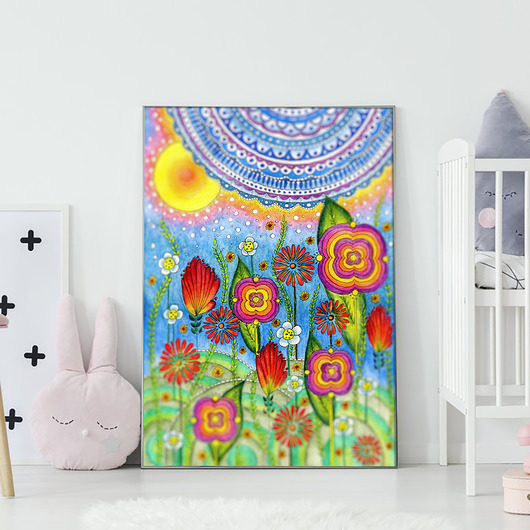 obrazy i plakaty do pokoju dziecięcego Kraina czarów