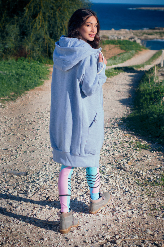 Bluza rozpinana Luzak Szary DEEP TRIP