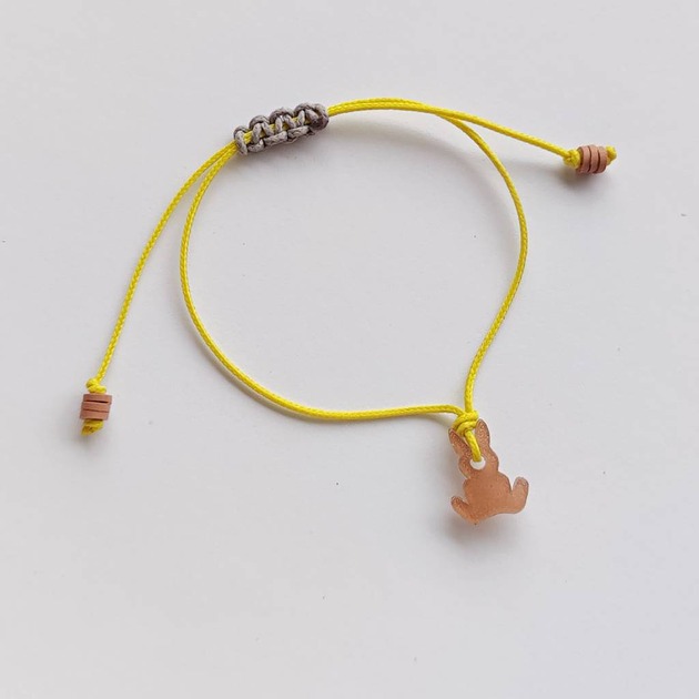 bransoletki na sznurku ZAJĄC bransoletka