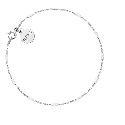 bransoletki srebrne Srebrna łańcuszkowa bransoletka