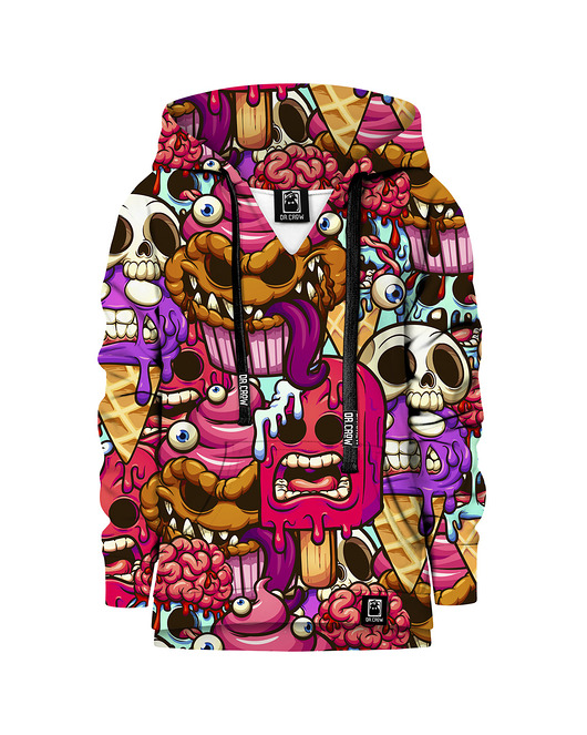 bluzy dla chłopców Bluza Chłopiec DR.CROW Dessert Monsters
