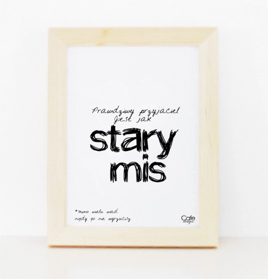 Stary Miś 30/40 cm Cafe Design