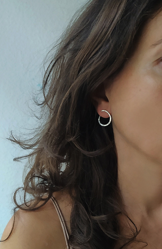 kolczyki srebrne Kolczyki SNAKES - srebro 925