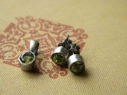 komplecik z peridotem Beata Trotter