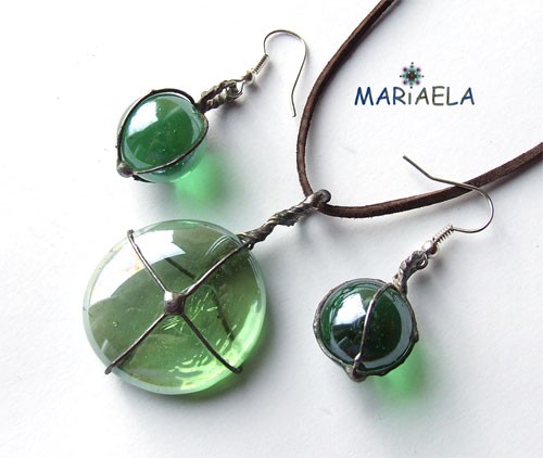 ZIELONY KOMPLET MARIAELA