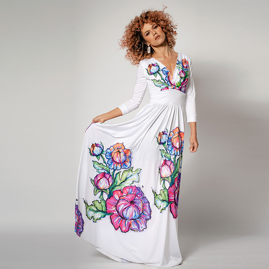Flora - Suknia w kwiaty milita nikonorov