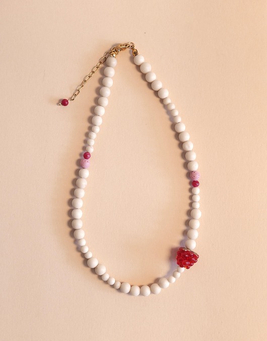 naszyjniki - inne Sweet Raspberry Necklace