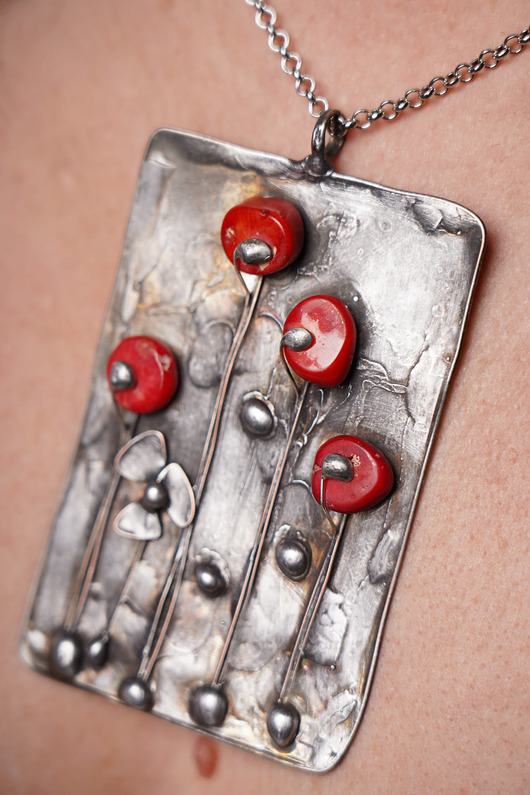 wisiory Wisior z korala