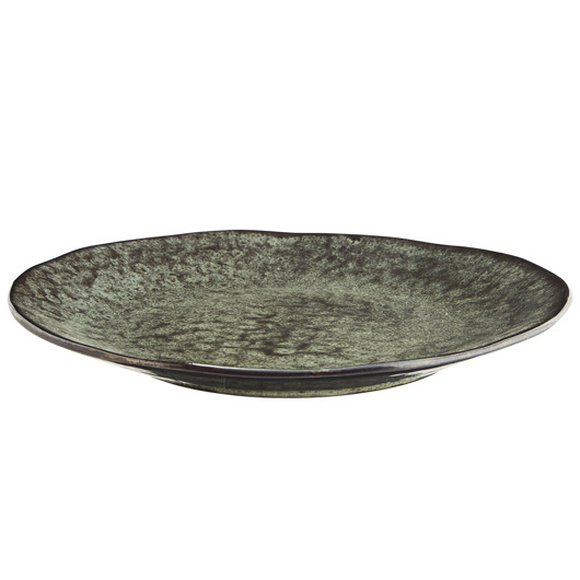 patery i talerze Talerz obiadowy Grey kamionka szara 27cm