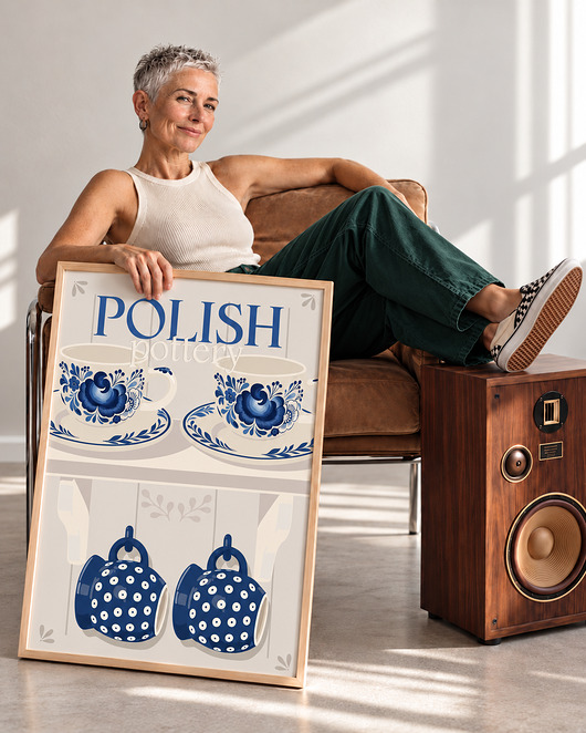 plakaty Plakat Polska porcelana