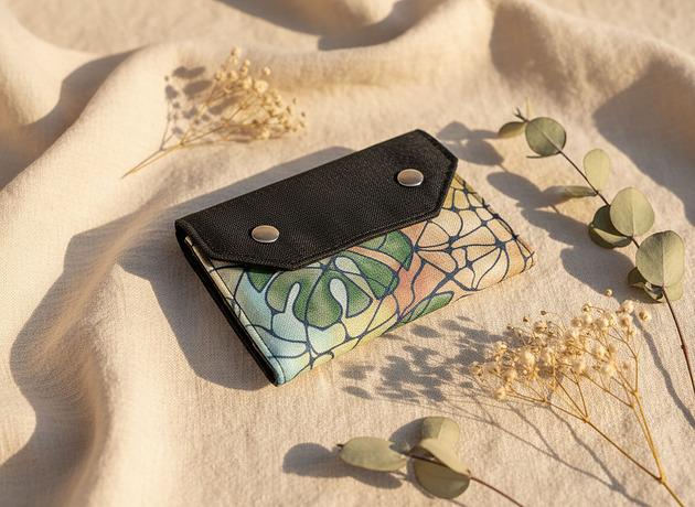 portfele damskie Portfel Picasso monstera liście