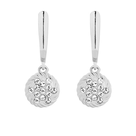Srebrne kolczyki z zawieszkami SWAROVSKI® SOTHO