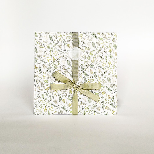 Kartka ślubna kopertówka greenery Papiernik