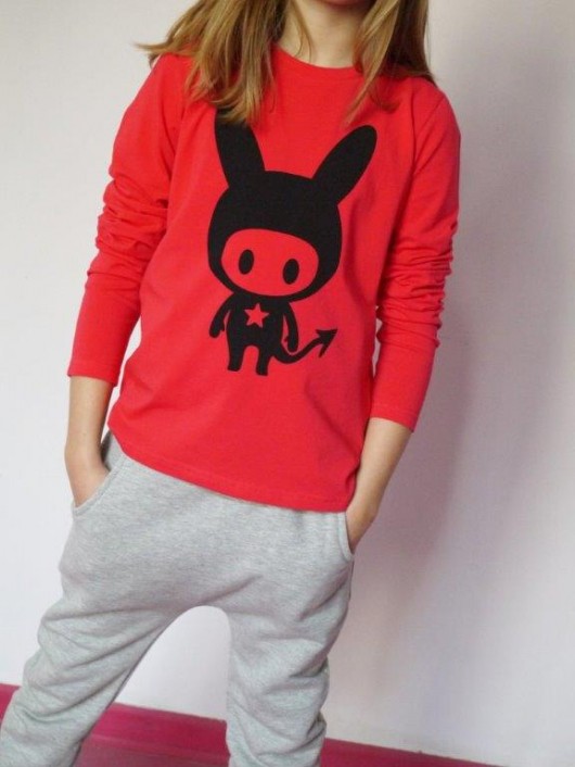 HOT CORAL longsleeve Zombie Dash