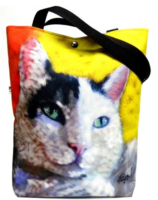 Duża torba z kotem:) Gaul Designs